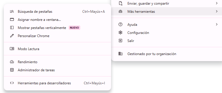 Obrir DevTools
