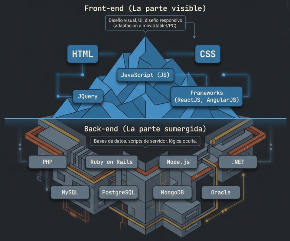 Representació front-end i back-end